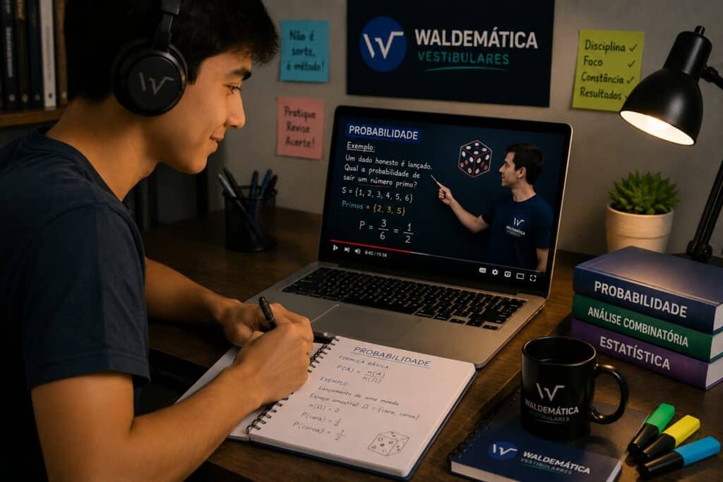 Exercícios de Probabilidade: Lista Prática com Resoluções em Vídeo