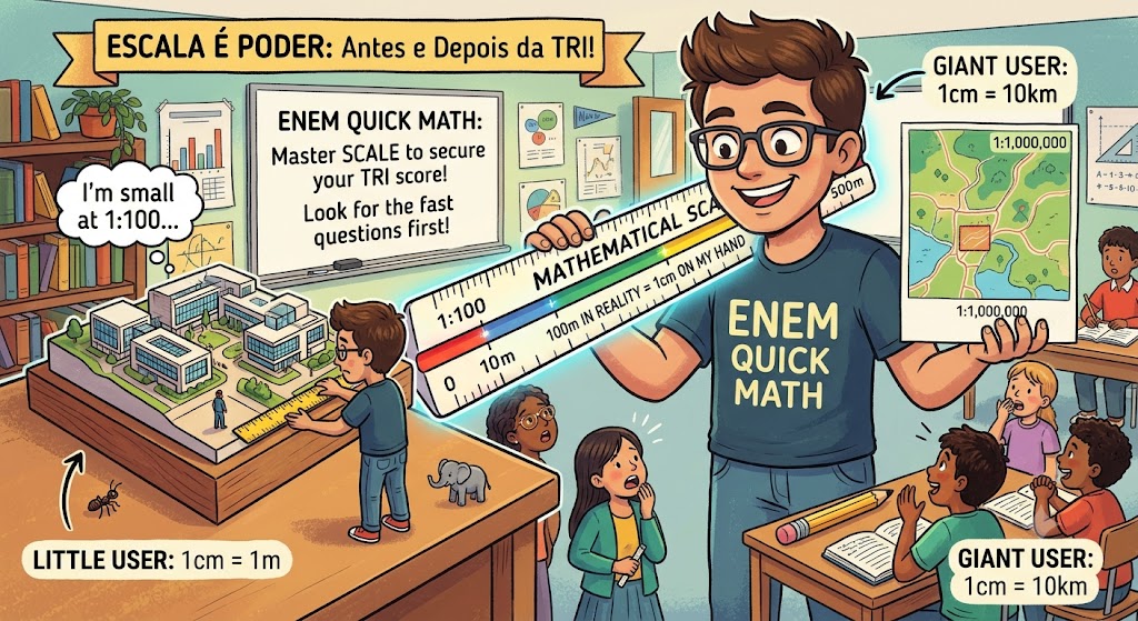 O Segredo do ENEM Revelado: Domine Escalas em Segundos e Dê um Salto na TRI!