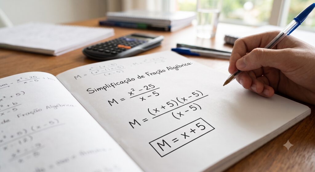 Tela de computador exibindo uma aula de matemática clara e didática na plataforma online do Extensivo Waldemática.