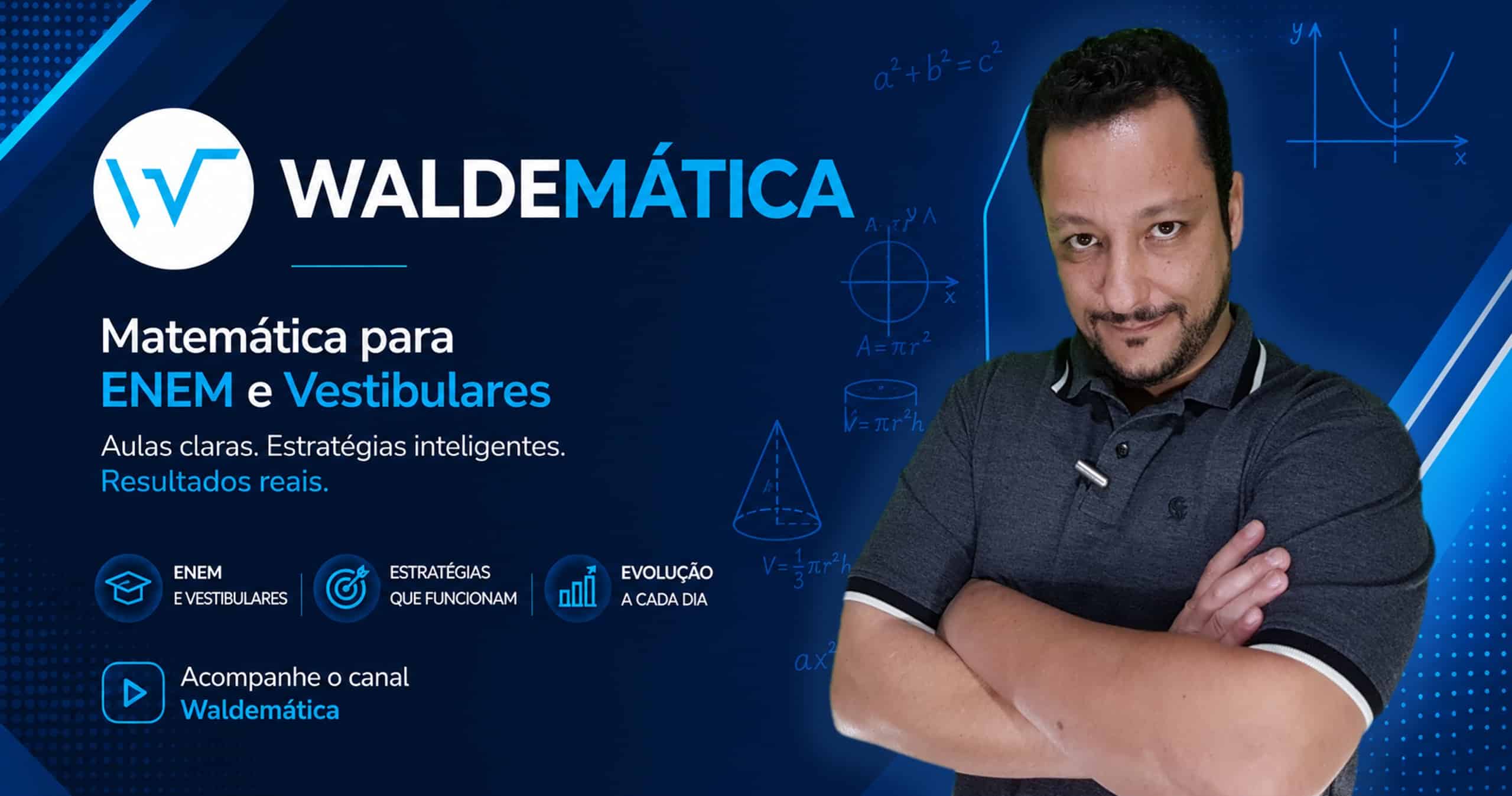 Waldemática Vestibulares, cursos de matemática para ENEM e Vestibulares
